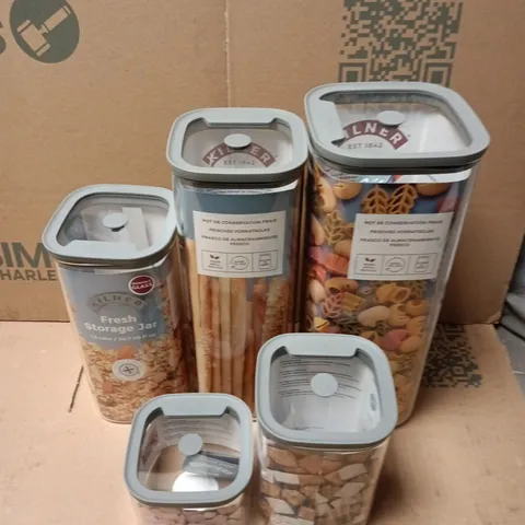 KILNER FRESH GLASS STORAGE JARS