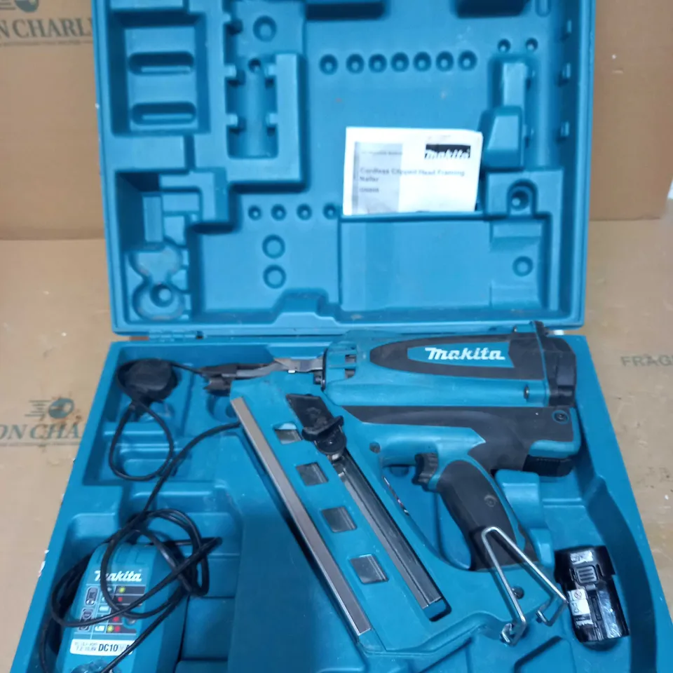 MAKITA CORDLESS CLIPPED HEAD FRAMING NAILER 