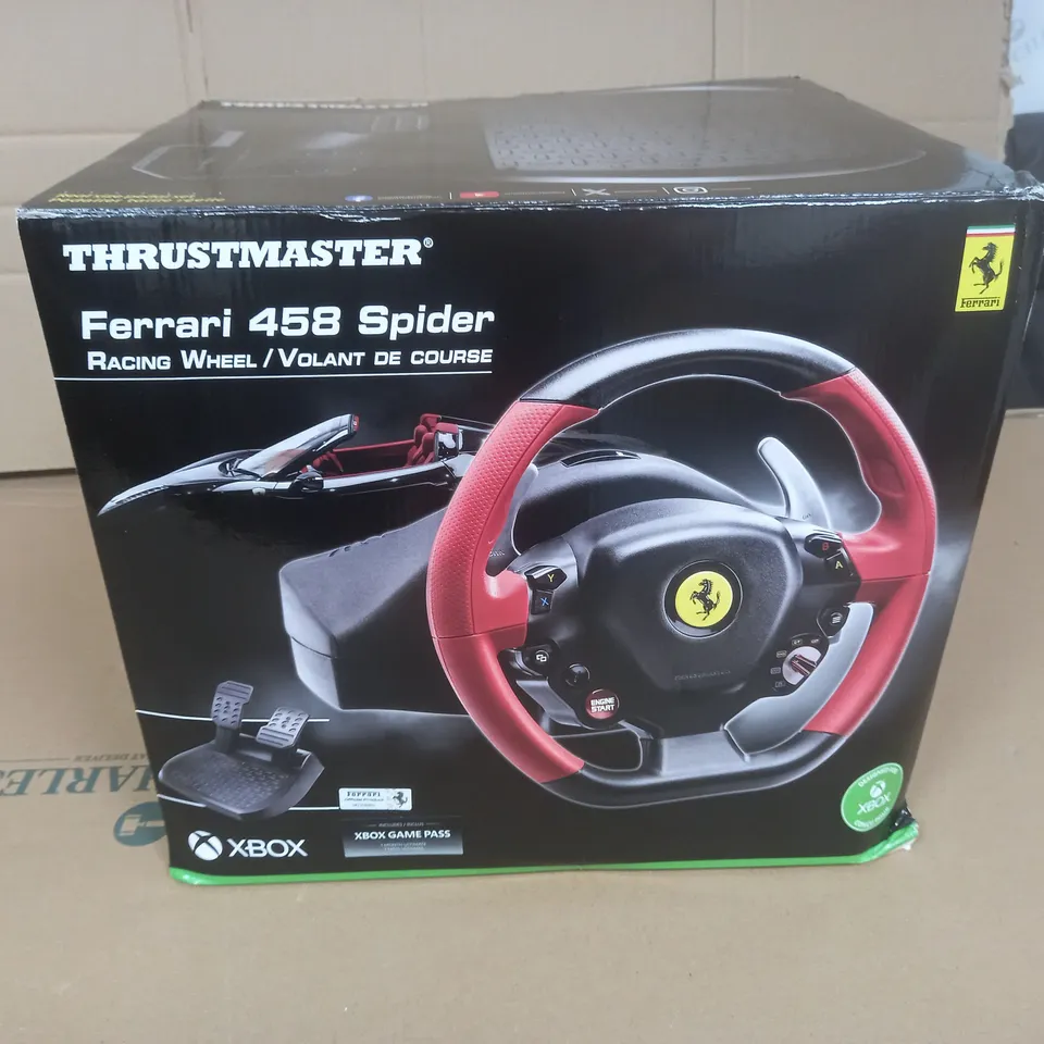 THRUSTMASTER FERRARI 458 SPIDER RACING WHEEL FOR XBOX