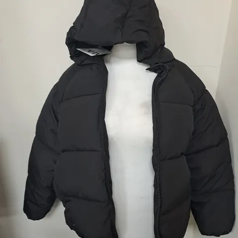 ZARA BUBBLE COAT IN BLACK - SIZE 13-14YRS