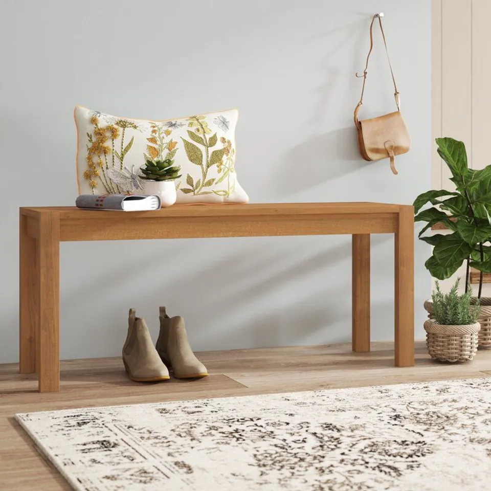 BOXED HORATIO WOOD BENCH H45 × W105 × D30cm 