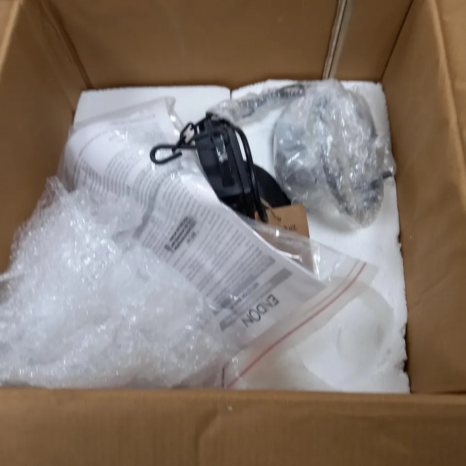 BOXED ENDON LIGHTING FORD MODERN BRASSD 1-LIGHT CEILING PENDANT LIGHT IN ALUMINIUM