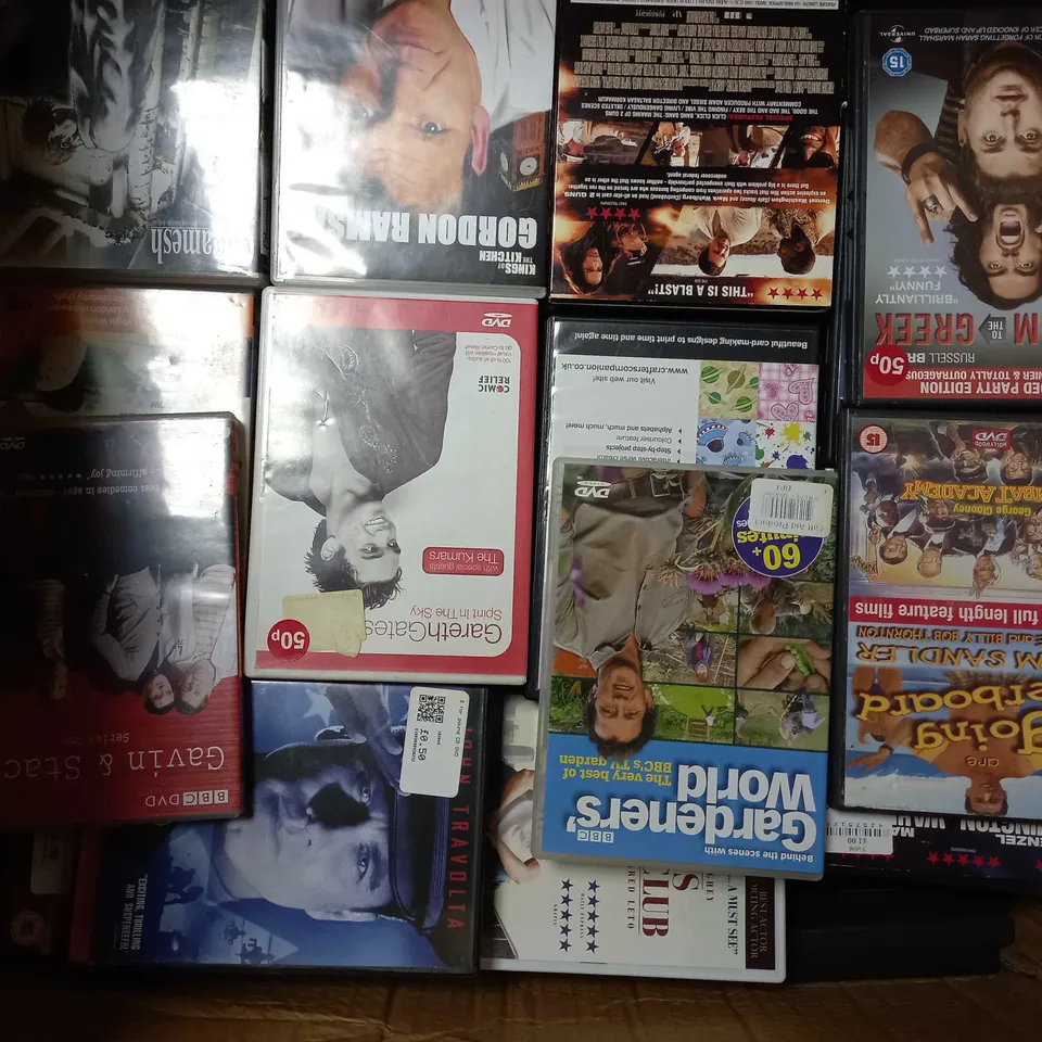 LOT OF APPROXIMATELY 100 ASSORTED DVDS