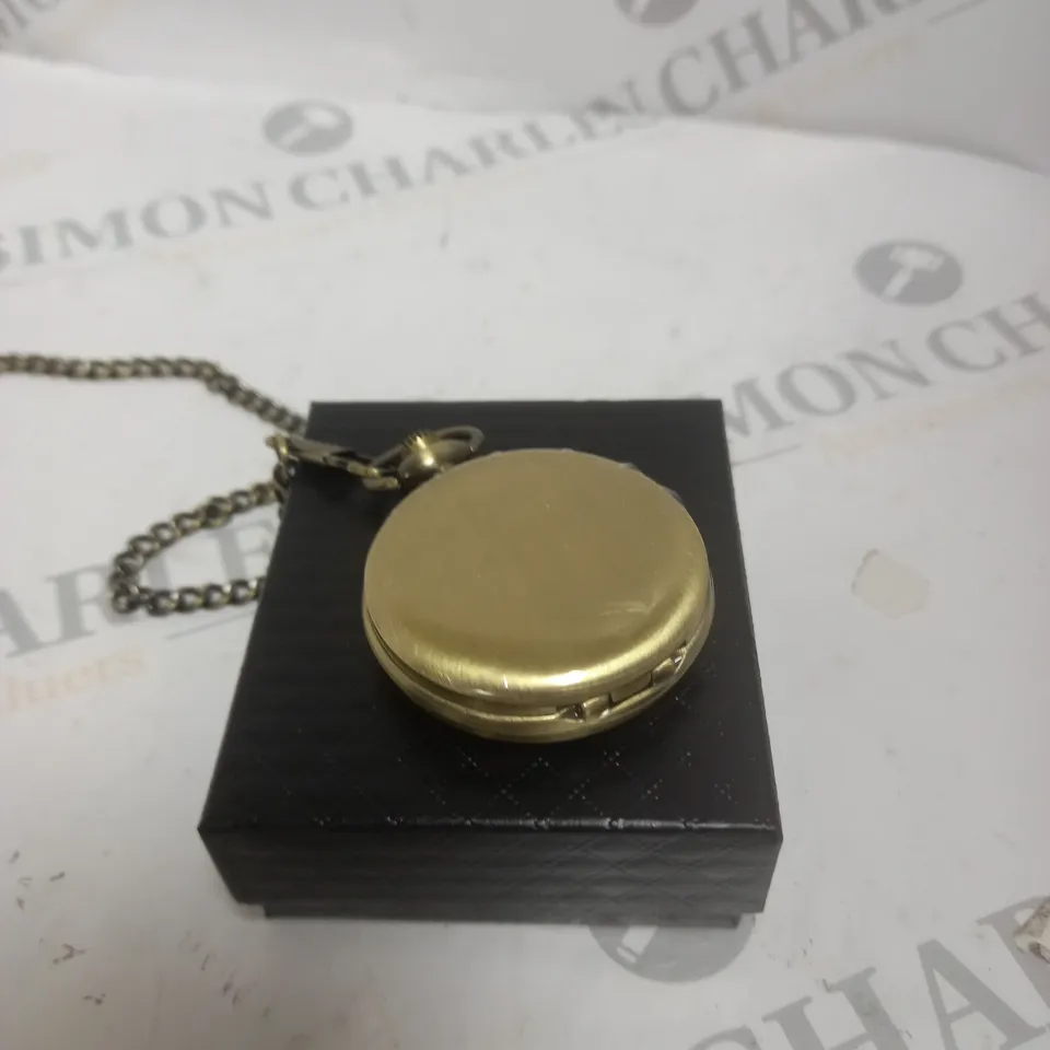MENS EDISON POCKET WATCH WITH CHAIN