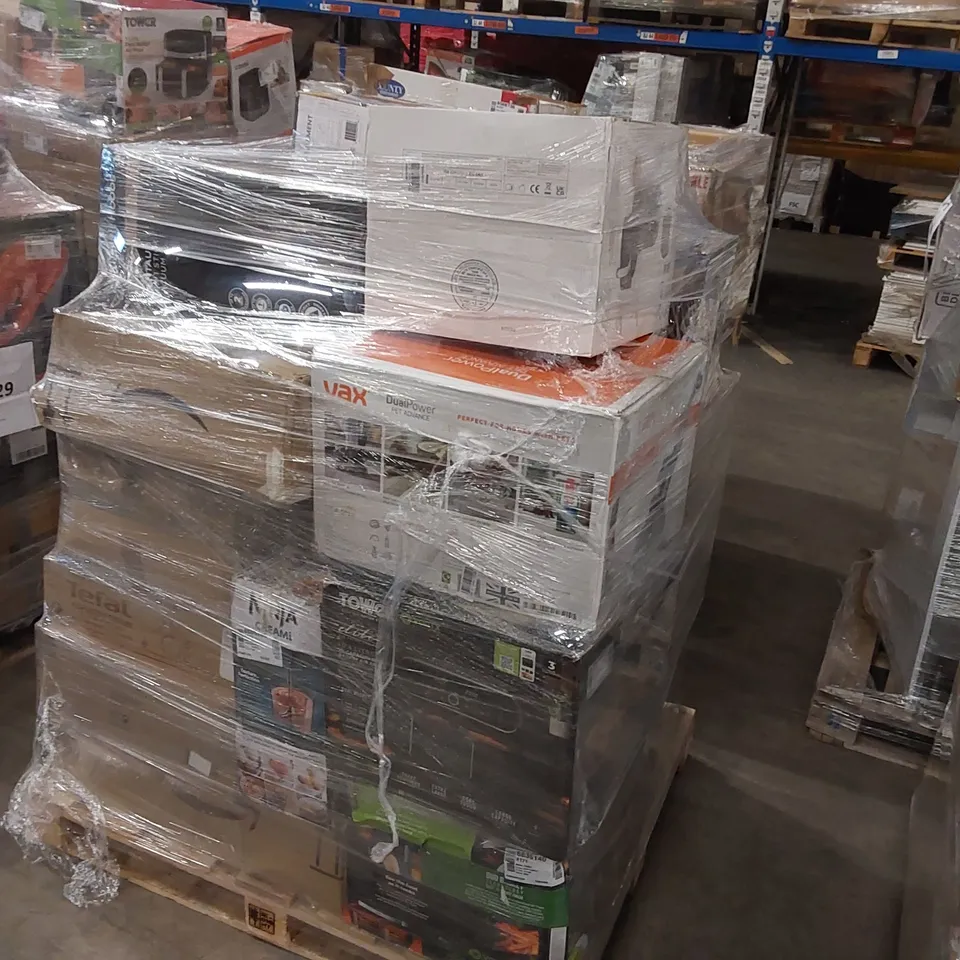 PALLET OF APPROXIMATELY 27 UNPROCESSED RAW RETURN HOUSEHOLD AND ELECTRICAL GOODS TO INCLUDE;