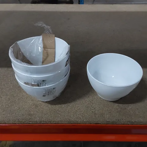BOXED TOLEDO GLASS CEREAL BOWLS - 12cm (SET OF 4)