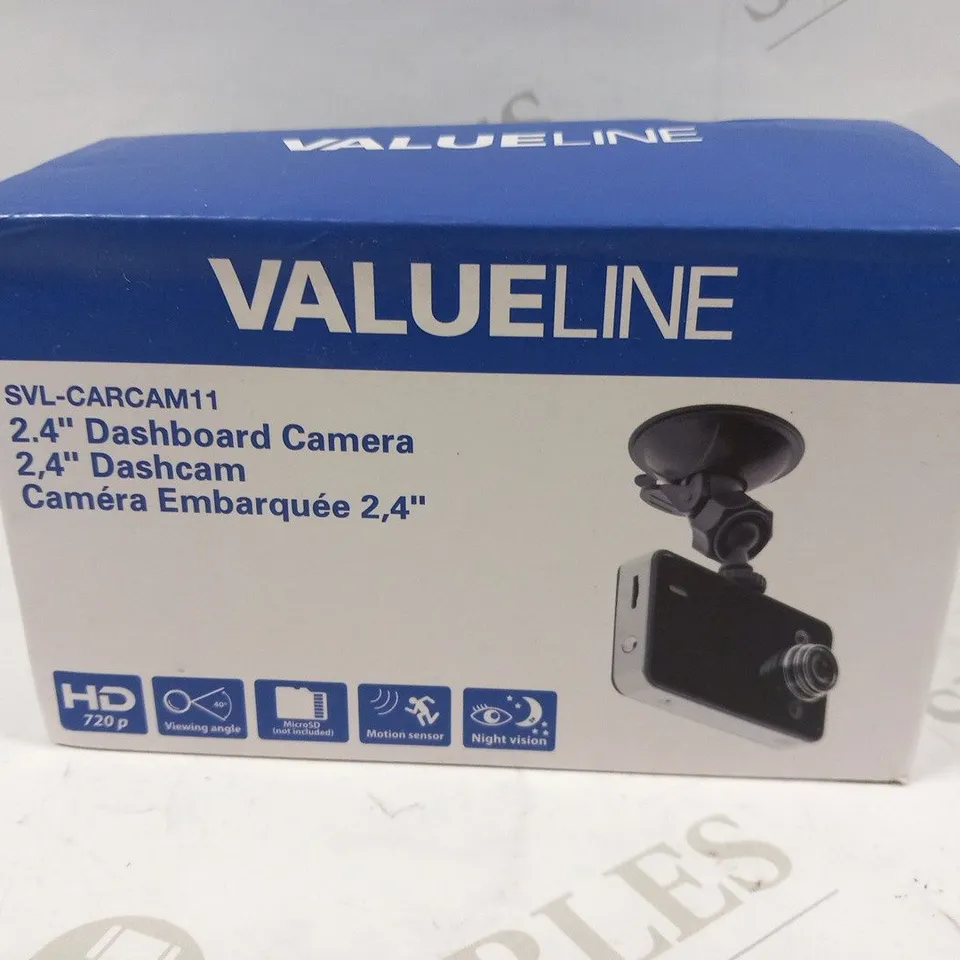 BOXED VALUE LINE SVL-CARCAM 11 2.4" DASHBOARD CAMERA
