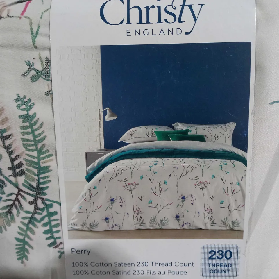 CHRISTY ENGLAND PERREY DAMSON SUPERKING DUVET SET