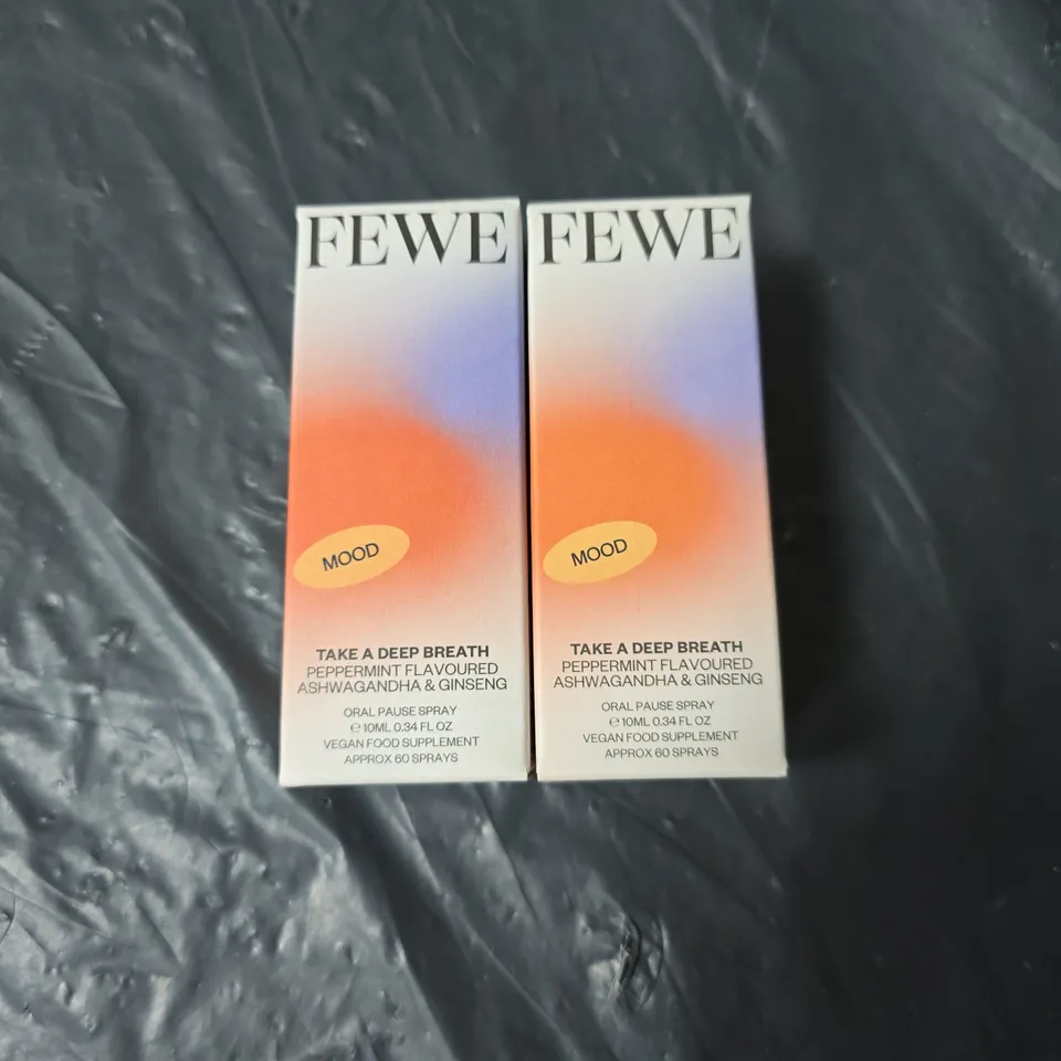 BOXED FEWE MOOD ORAL PAUSE SPRAY 2X 