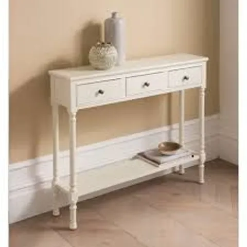BRAND NEW HOMESDIRECT365 ANTIQUE FRENCH STYLE WOODEN CONSOLE TABLE
