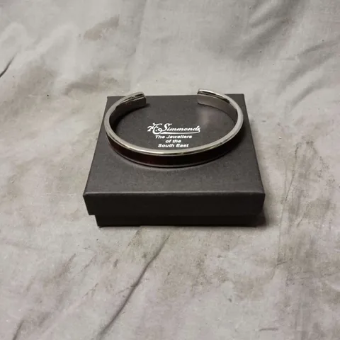 A. SIMMONDS CUFF BRACELET – SILVER-TONE, BOXED