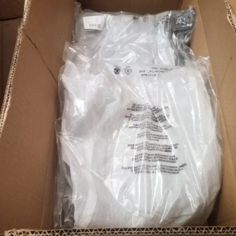 BOX CONTAINING APPROXIMATELY 4 BRAND NEW SIMPLY BE SHINY SILVER STRAIGHT LEG JEANS - SIZE 14
