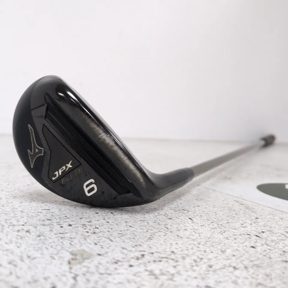 GOLF CLUB – WOOD (NO. 6), BLACK FINISH; SHAFT MARKED ESX