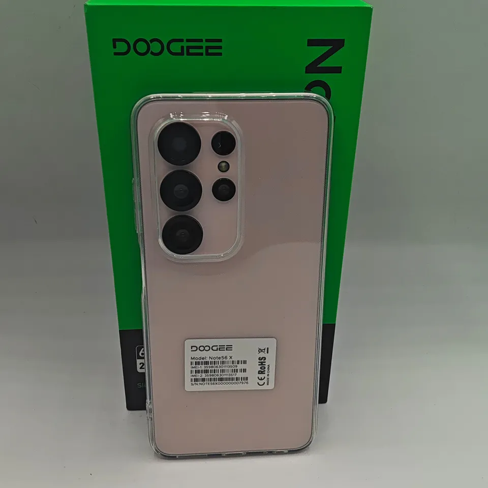 BOXED DOOGEE NOTE56 X 3+21GB RAM 64GB ROM IN TITANIUM SOFT GOLD