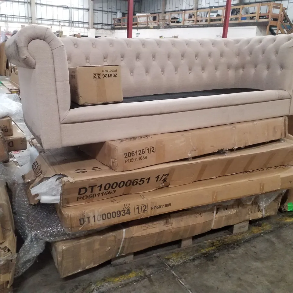 PALLET CONTAINING ASSORTED FLATPACK FURNITURE PARTS 