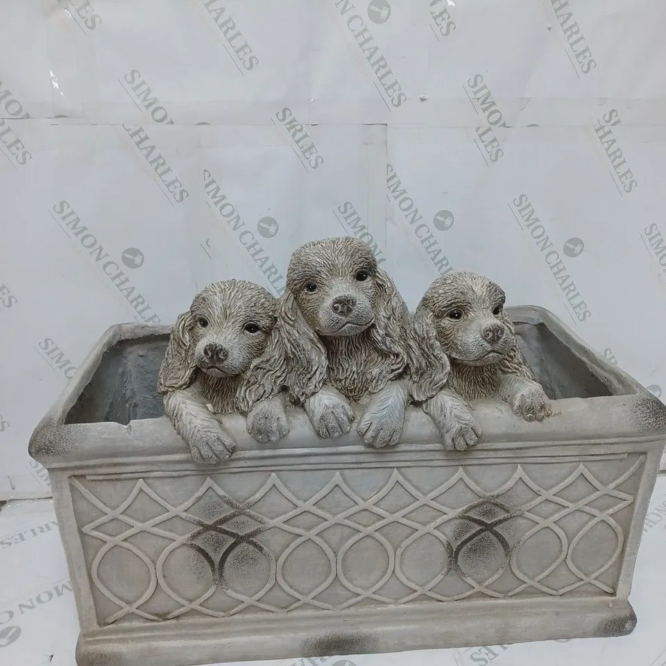 MY GARDEN STORIES POODLE TROUGH PLANTER