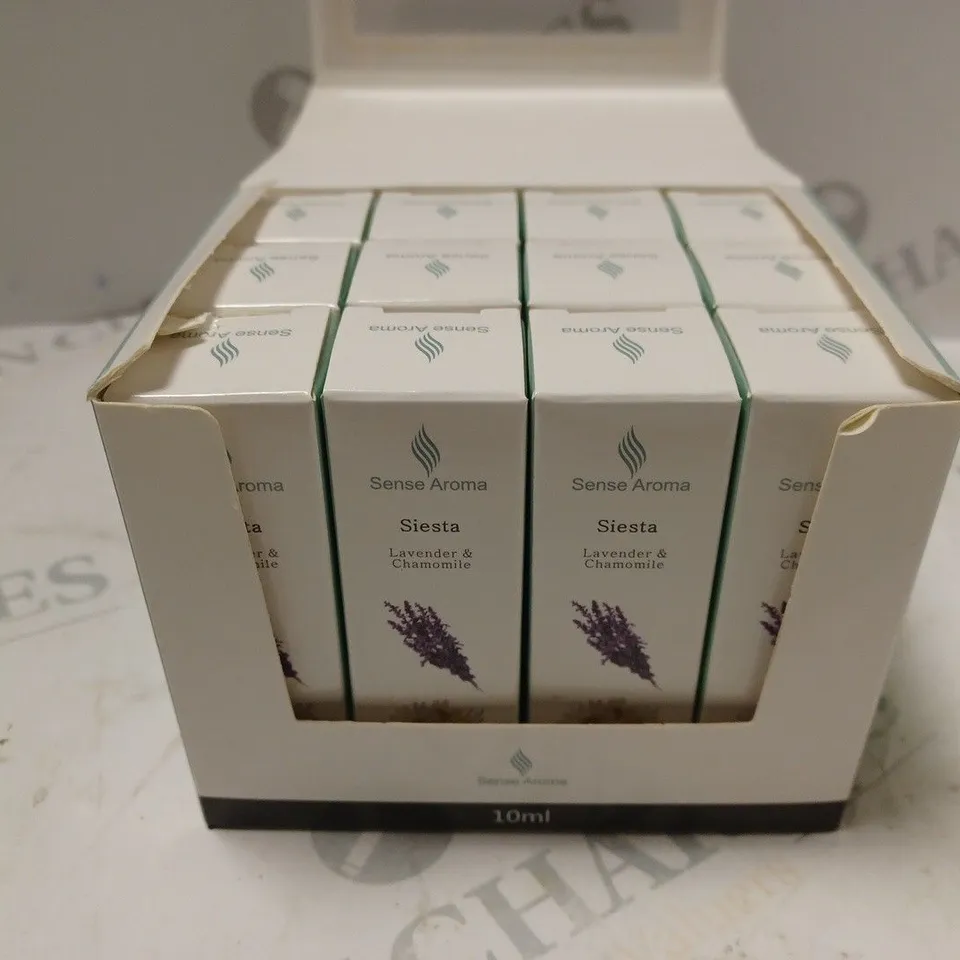 BOXED SENSE AROMA PREMIUM AROMA OILS (12 x 10ml)  