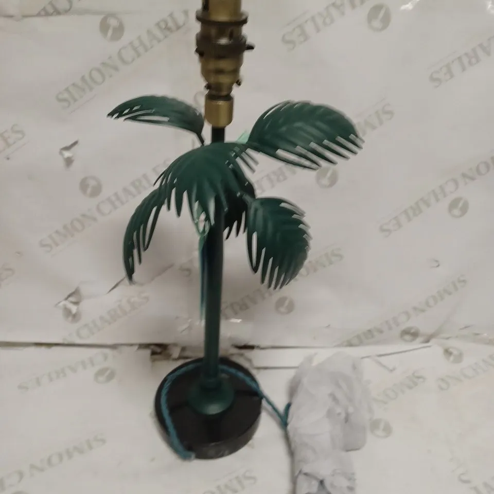 JOHN LEWIS MATTHEW WILLIAMS PALM TREE LAMP BASE // COLLECTION ONLY
