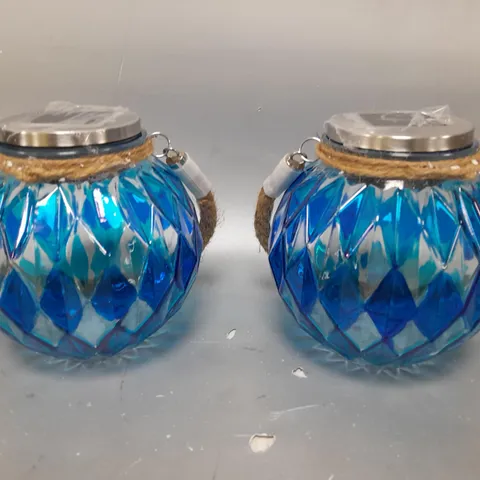 BOXED BELL AND HOWELL SET OF 2 SOLAR JAR LIGHTS