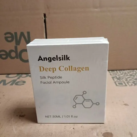 ANGELSILK DEEP COLLAGEN SILK PEPTIDE FACIAL AMPOULE 30ML BOXED