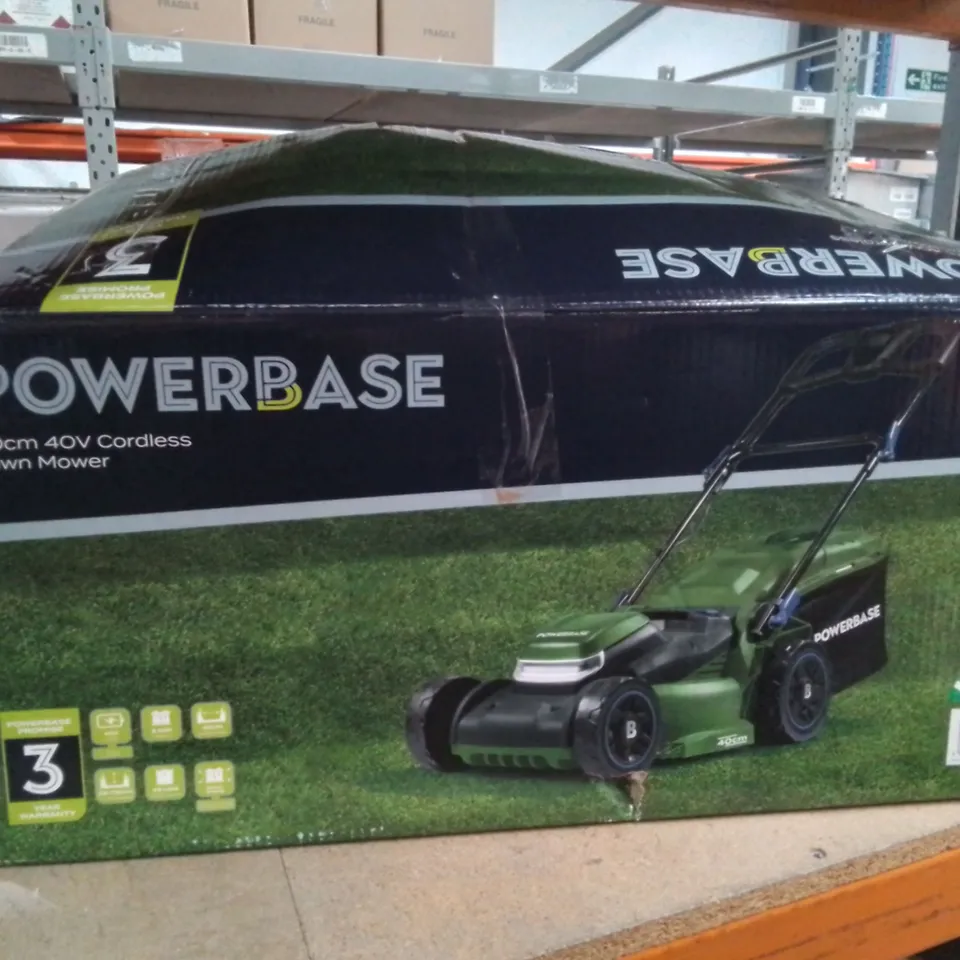 POWERBASE CORDLESS LAWNMOWER