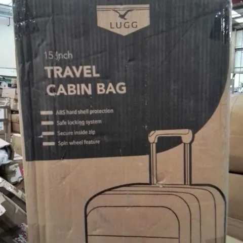 BOXED LUGG 15" TRAVEL CABIN BAG -SILVER-
