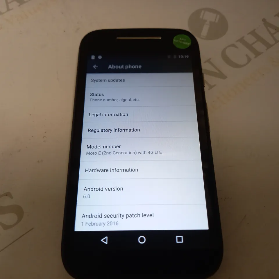 MOTOROLA MOTO E 2ND GEN