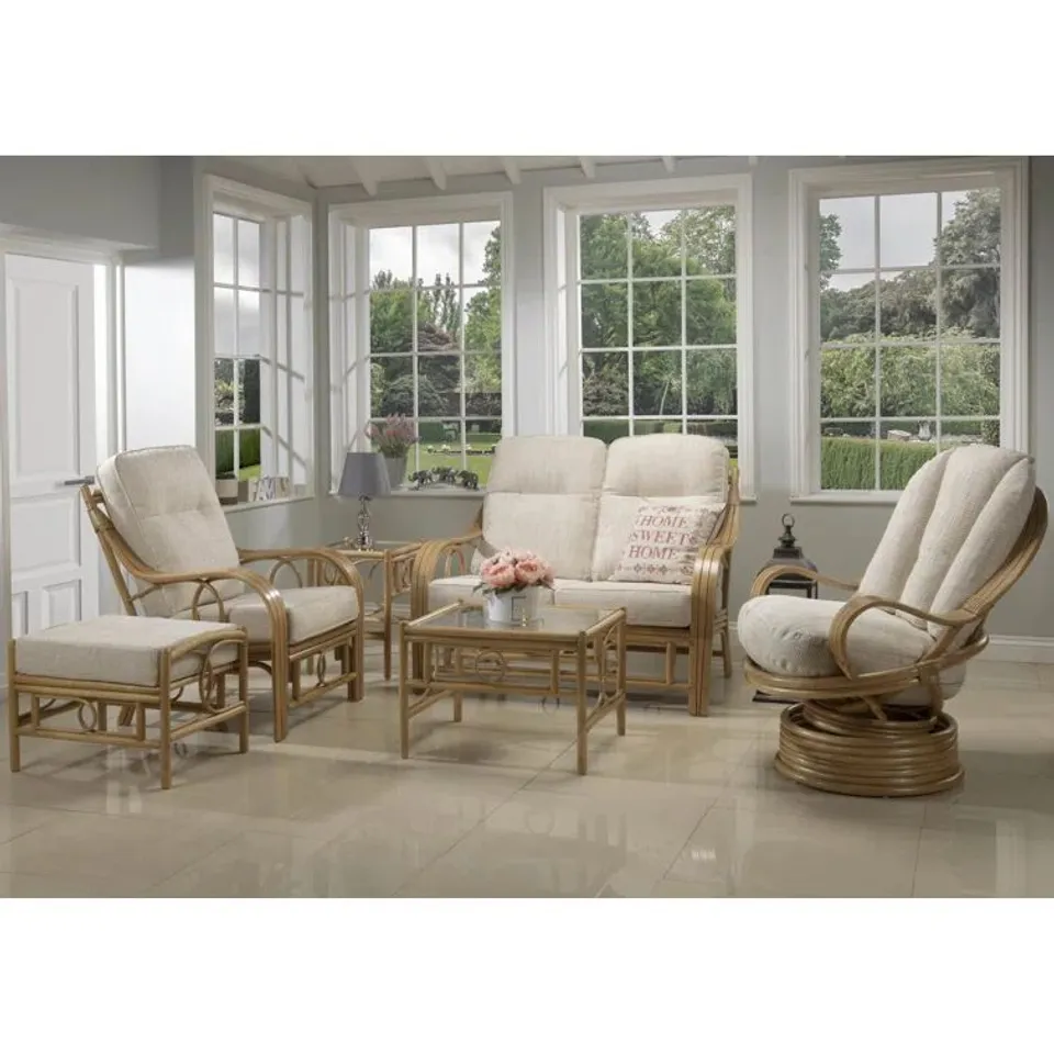 BOXED SUZANNE 6 PIECE CONSERVATORY SOFA SET (7 BOXES)