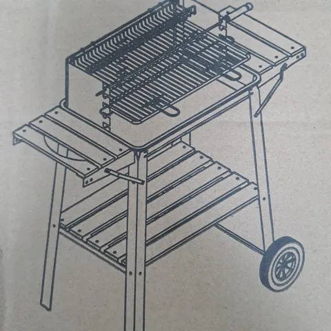 CHARCOAL TROLLEY BBQ