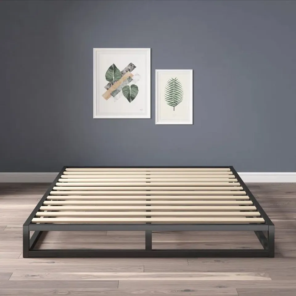 BOXED DEKKER MINIMAL METAL BED FRAME // SIZE UNSPECIFIED (1 BOX)