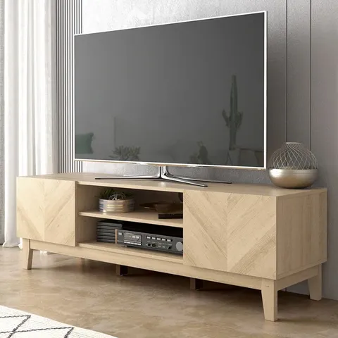 BOXED CARTWRIGHT HANWELL TV STAND FOR TV'S UP TO 65"