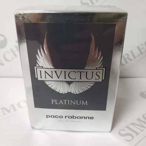 BOXED AND SEALED INVICTUS PLATINUM PACO RABANNE 100ML