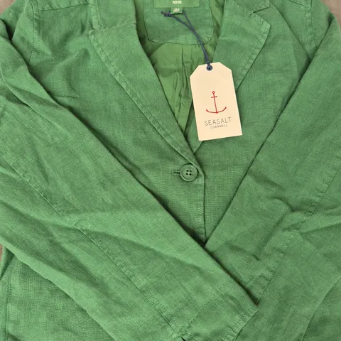 SEASALT CORNWALL BLINKER BLAZER IN PINE SIZE UK 8