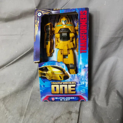 BOXED TRANFORMERS MEGA CHANGER BUMBLEBEE/B-127 ACTION FIGURE - DAMAGED BOX 