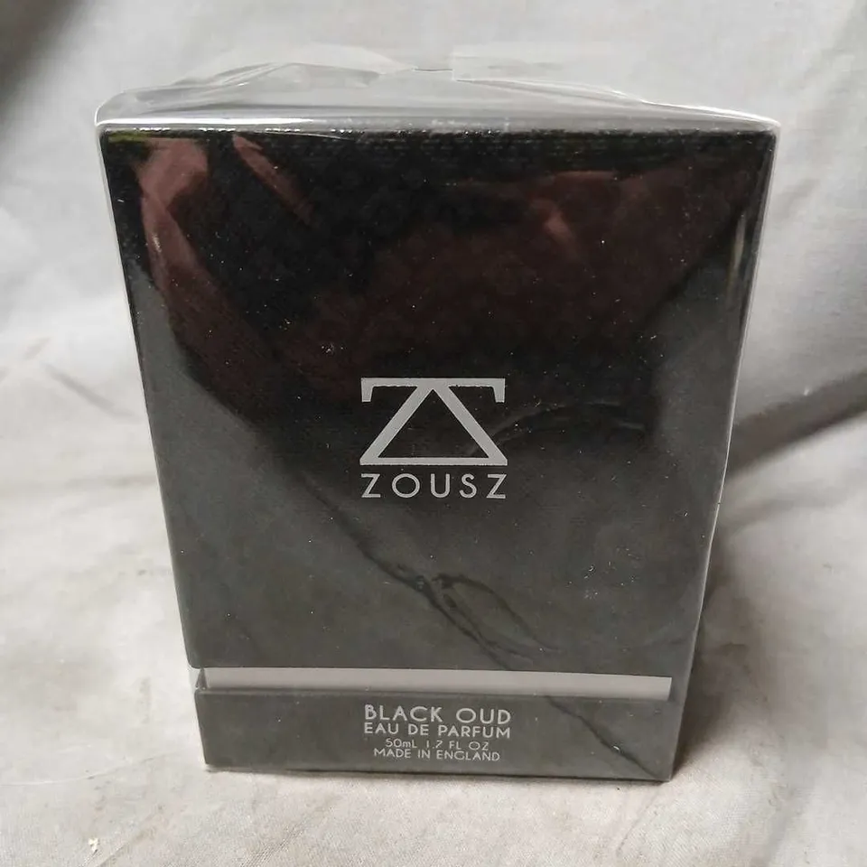 BOXED AND SEALED ZOUSZ BLACK OUD EAU DE PARFUM 50ML