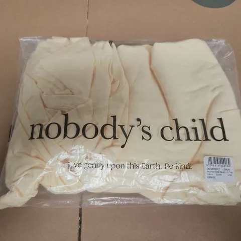 NOBODY'S CHILD RUCHED SIDE SEAM LS TOP – UK10