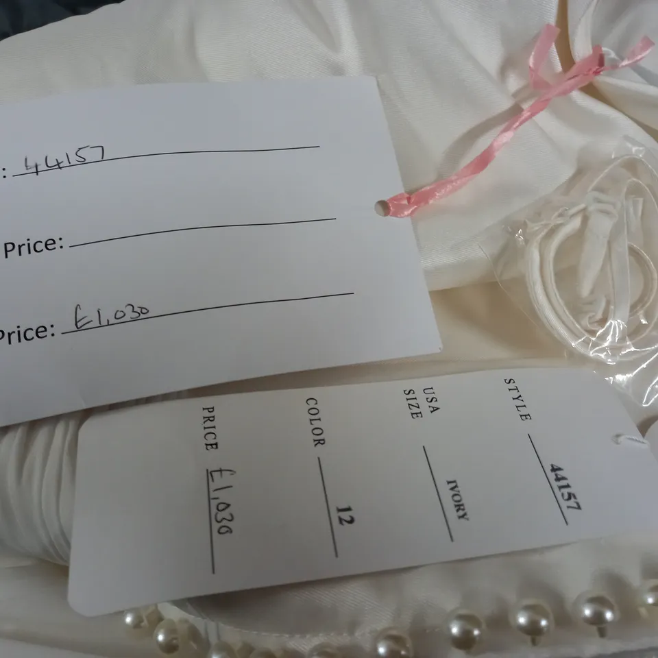 SERENTITY BRIDAL IVORY WEDDING DRESS - USA 12