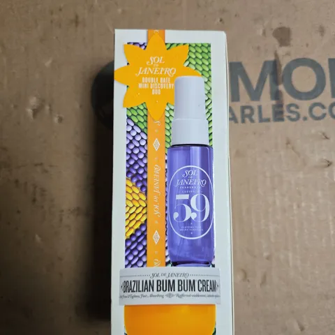 SOL DE JANEIRO DOUBLE DATE MINI DISCOVERY DUO – PERFUME MIST CHEIROSA 59 & BUM BUM CREAM (TRAVEL SET)