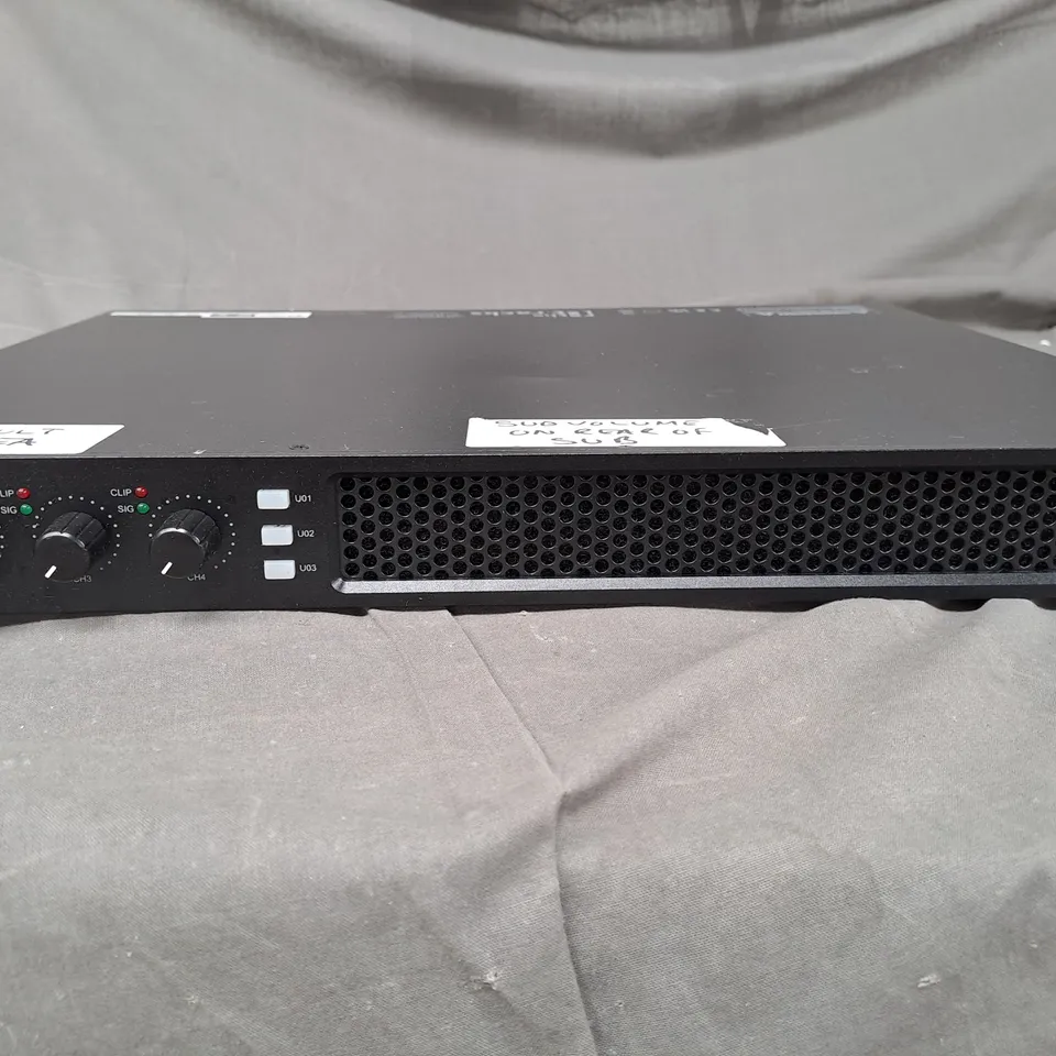 THE T.RACKS DSP 4 X 4 AMP 4.250 AMPLIFIER