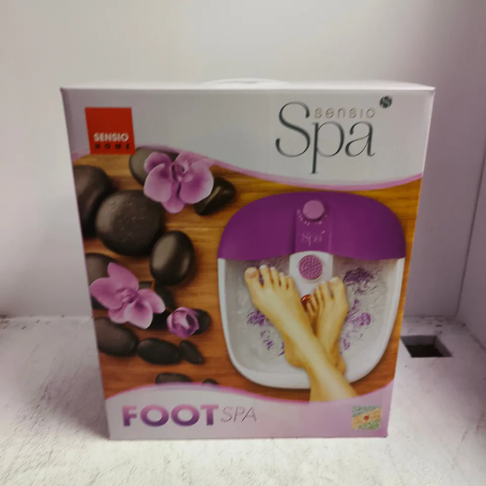 BOXED SENSIO HOME FOOT SPA