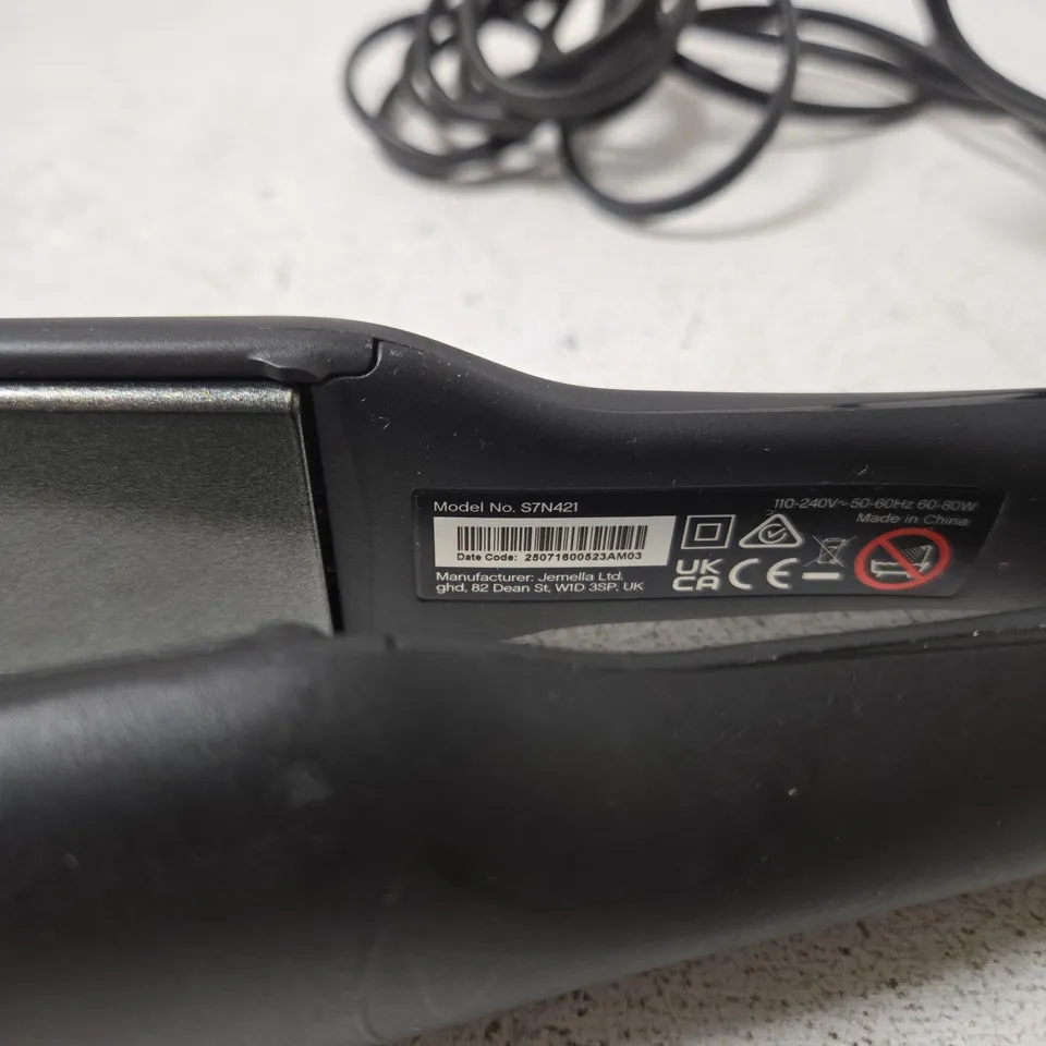 GHD MAX HAIR STRAIGHTENER – BLACK (MODEL S7N421)