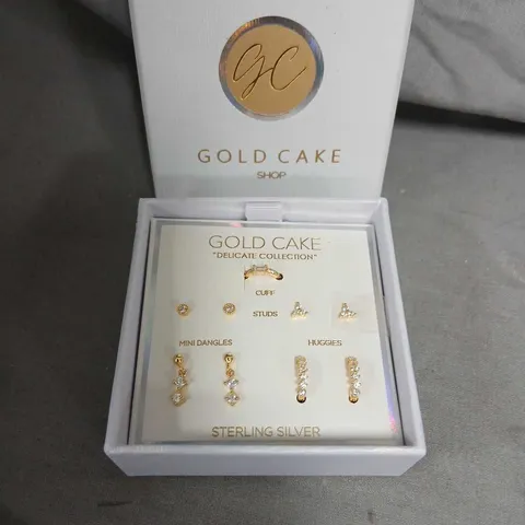 GOLD CAKE SHOP STERLING SILVER JEWELLERY SET – DELICATE COLLECTION