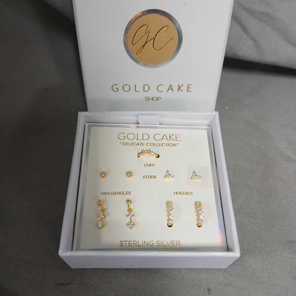 GOLD CAKE SHOP STERLING SILVER JEWELLERY SET – DELICATE COLLECTION