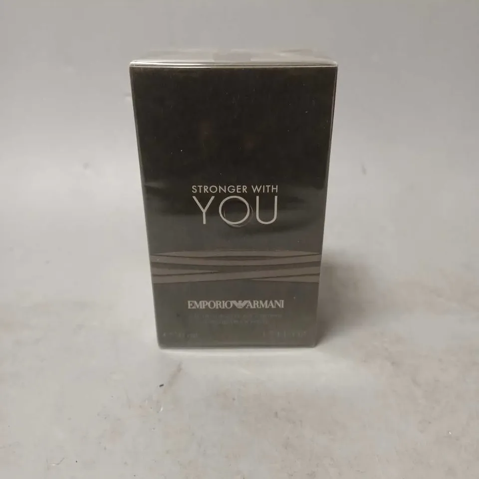 BOXED AND SEALED EMPORIO ARMANI STRONGER WITH YOU EAU DE TOILETTE 50ML