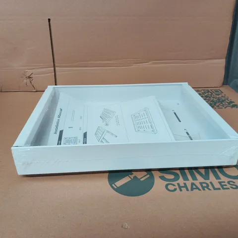 SET OF 2 WHITE DRAWER ORGANISERS, BOXED WITH INSTRUCTIONS 