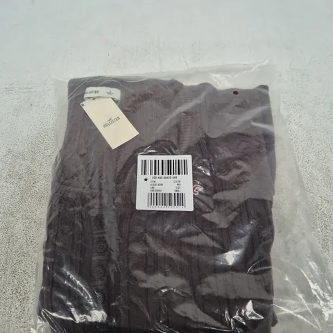 BAGGED HOLLISTER KNITTED CARDIGAN - SIZE SMALL