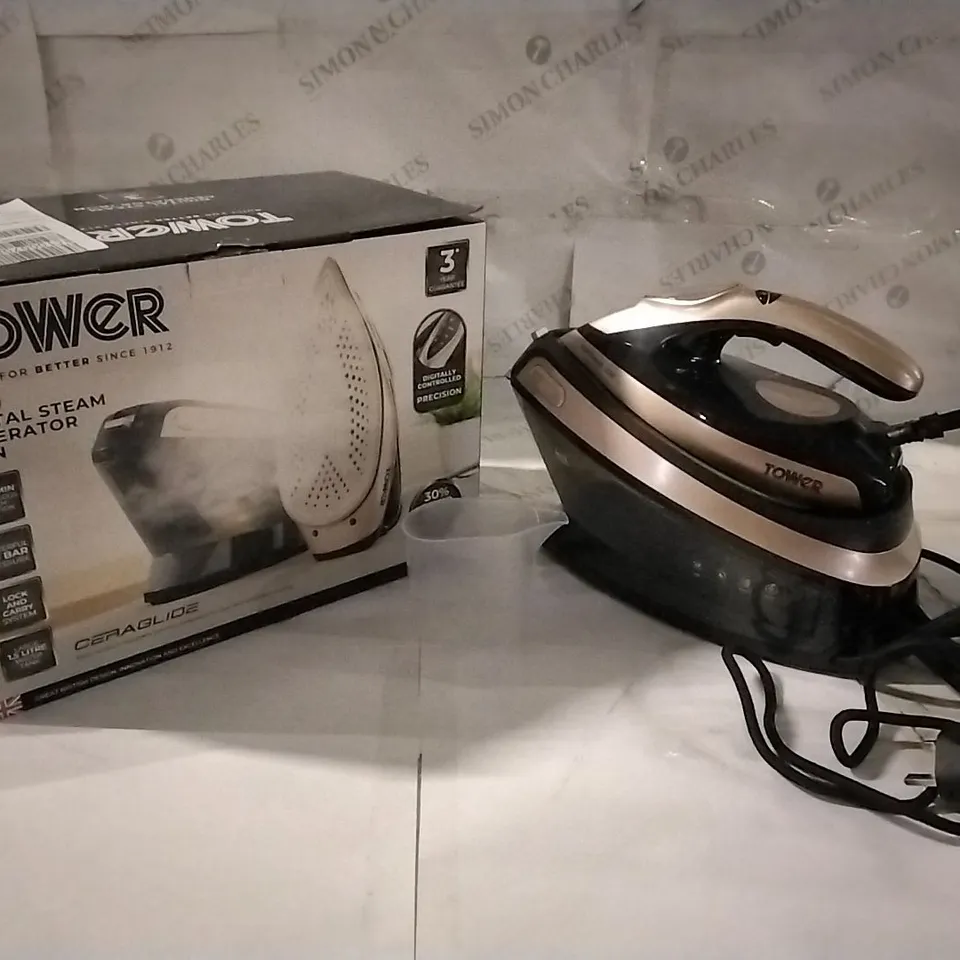 BOXED TOWER 2400W DIGITAL STEAM GENERATOR IRON