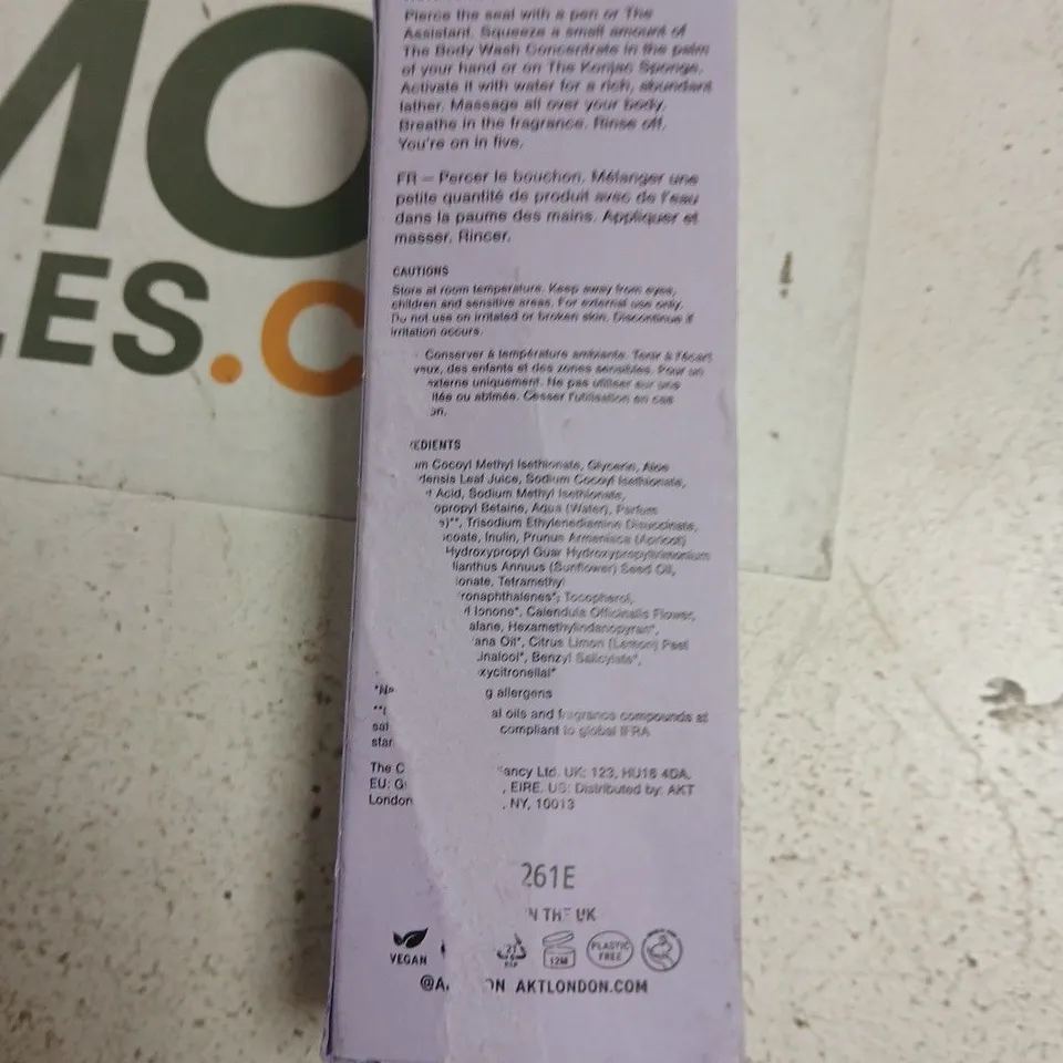 AKT LONDON THE BODY WASH CONCENTRATE – COLUMBIA ROAD, 100ML