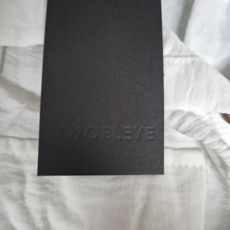 WHITE BELTED SHIRT DRESS – UK 14 (EU L, US 10)