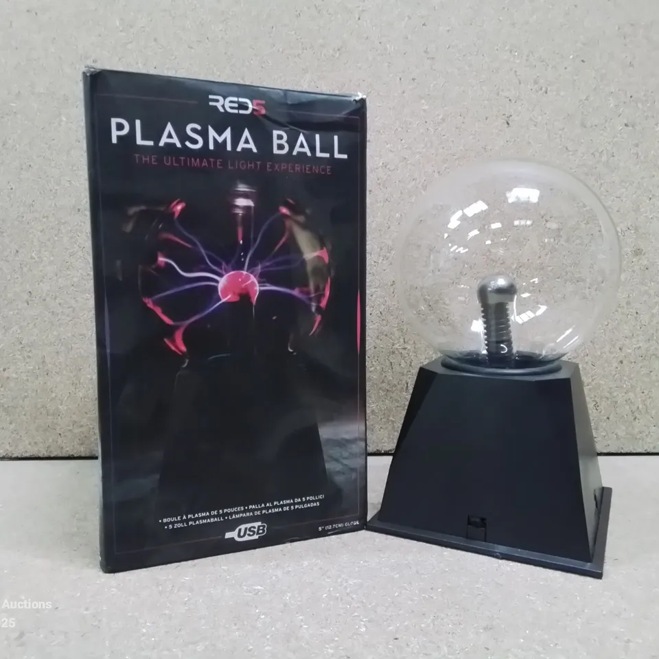 BOXED RED5 PLASMA BALL